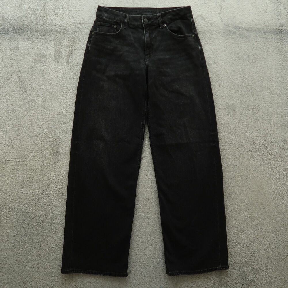 American Eagle Jeans Women's 2 Long Low-Rise Baggy Wide-Leg Denim 31.5" Inseam
